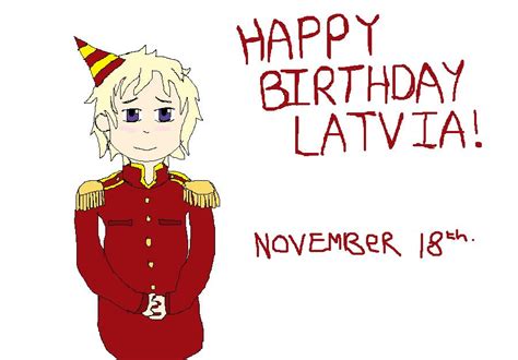 HAPPY BIRTHDAY LATVIA by 8WaveTheSwallow8 on DeviantArt