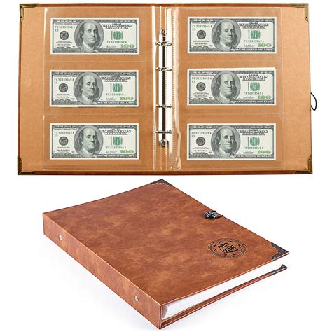 Snapklik.com : 120 Pockets Currency Paper Money Collection Book Album