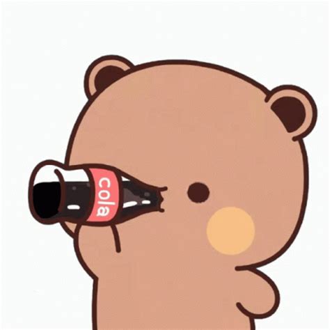Bear Cola GIF - Bear Cola Cute Bear - Discover & Share GIFs
