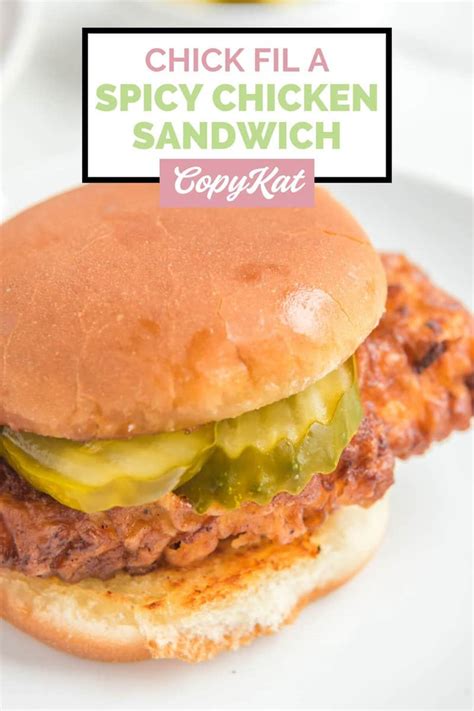 how to make spicy chick fil a sandwich