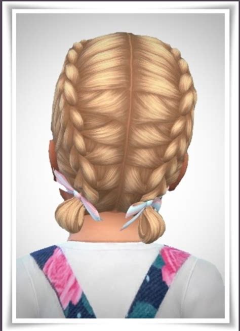 The Cutest Sims 4 CC Braids Your Sims Deserve to Wear | Sims 4 toddler ...