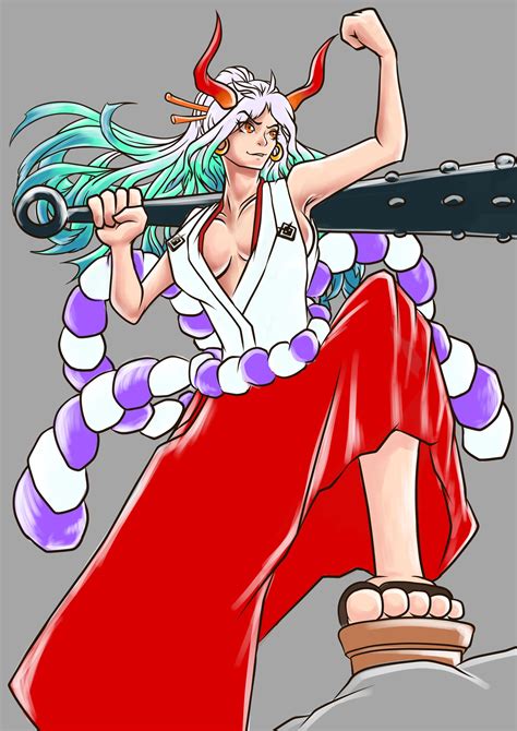 Christopher Susanto - ' Yamato ' ヤマト - One Piece Drawing illustration