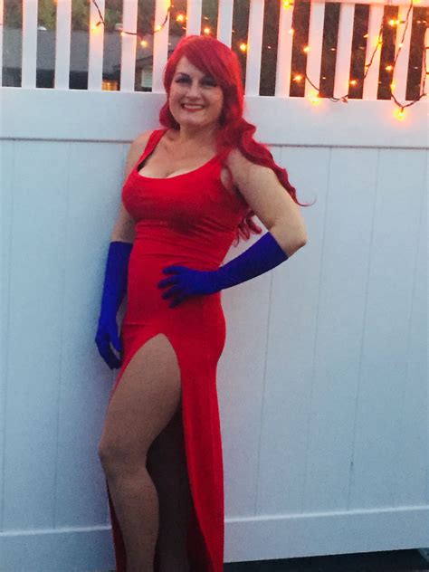 Jessica Rabbit costume | Jessica rabbit costume, Red formal dress, Fashion