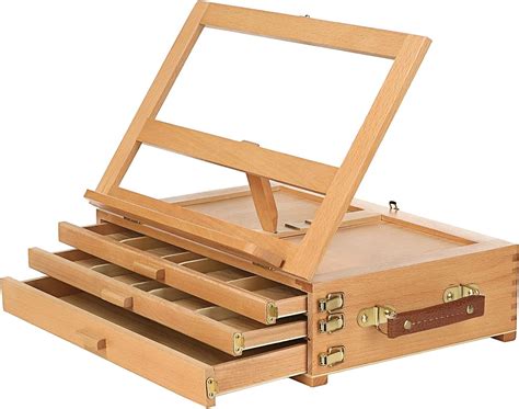 buy meeden large adjustable artist tabletop sketchbox easel multi