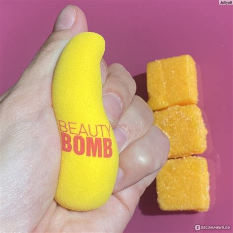 Спонжи для макияжа BEAUTY BOMB Mango sponge - «Спонж-манго Beauty Bomb ...