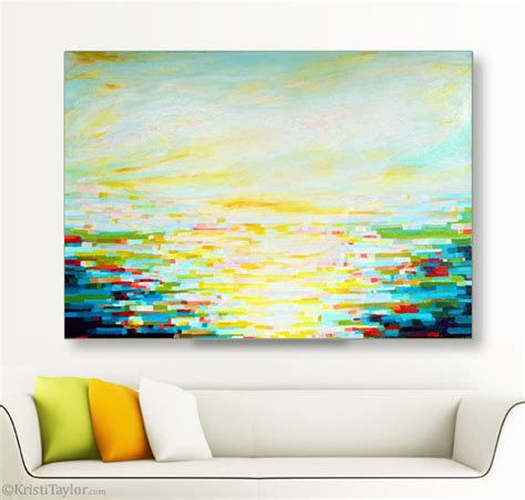Water View No. 2 40x30 Original Painting on Canvas by Kristi Taylor - Etsy