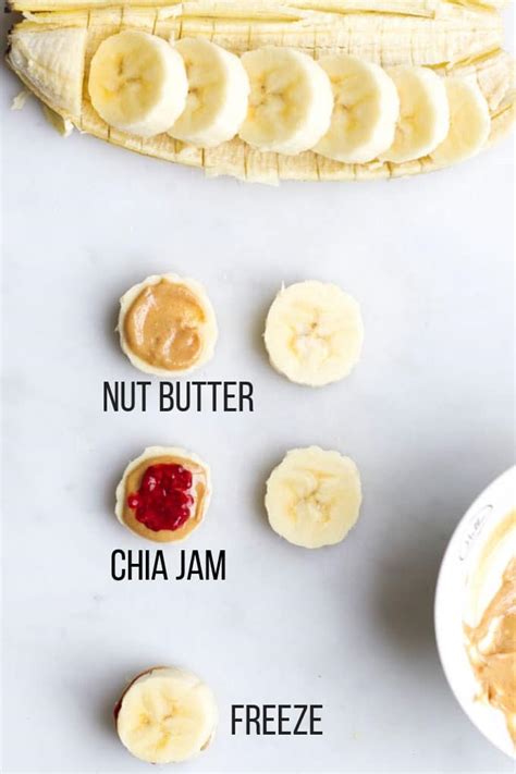 frozen banana treats healthy  foodies