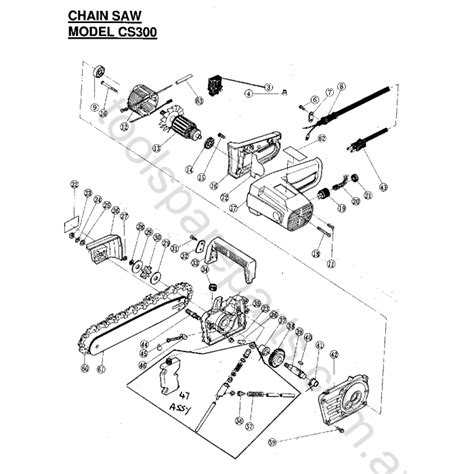 Ryobi CS300 Spare Parts
