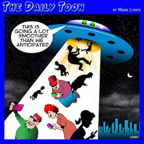 Alien abduction By toons | Media & Culture Cartoon | TOONPOOL