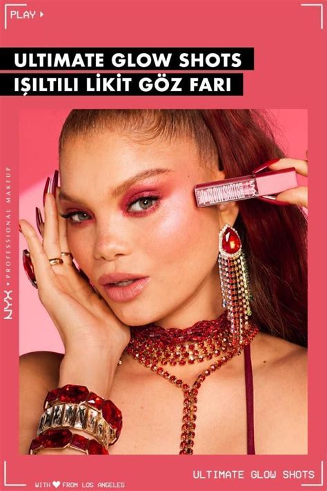 NYX Professional Makeup Ultimate Glow Shots Işıltılı Likit Göz Farı