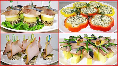 Попробуйте и Вы Обалдеете как это Вкусно! 4 лёгкие закуски на ...