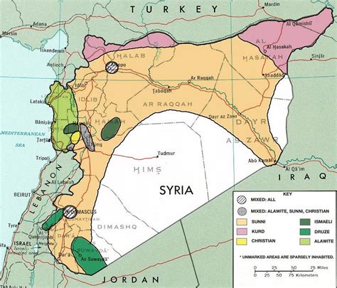 Ethno-religious composition of Syria [899x769] : MapPorn