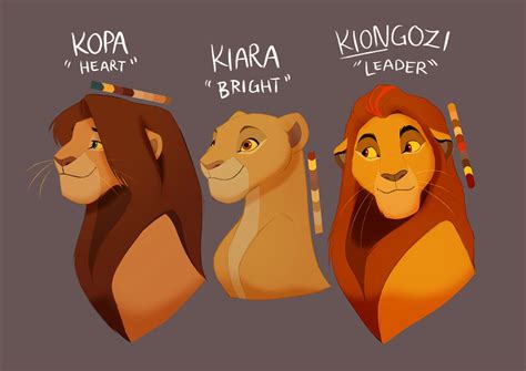 The Children of Simba and Nala by JaeTaz on DeviantArt | Lion king art
