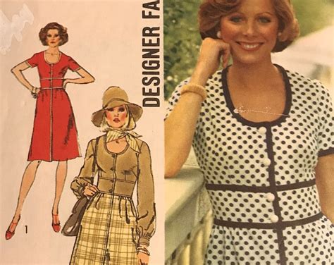 simplicity  pattern cut complete  vintage designer fashion