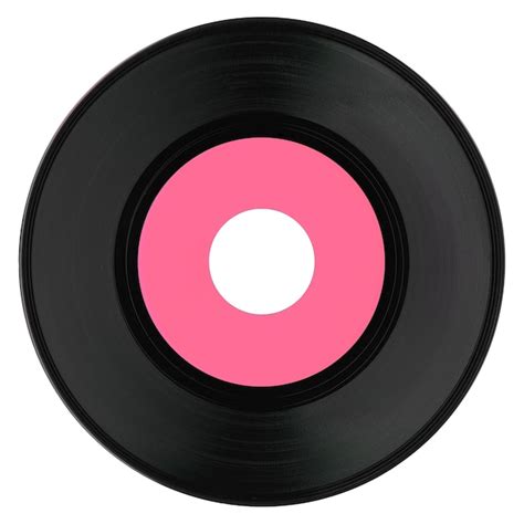 premium photo vinyl record  pink label