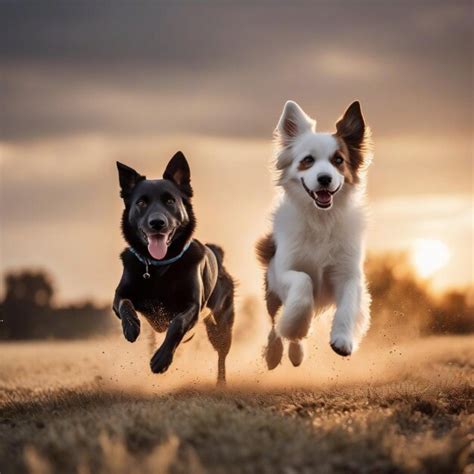 dogs playing  dogs playing   master mans  friend