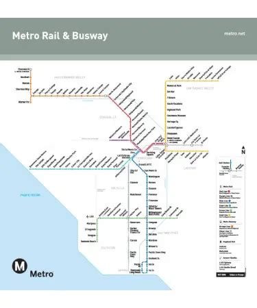🚇 LA Metro Map PDF - Free Download (PRINTABLE)
