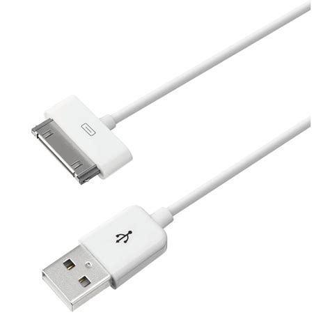 IPHONE4 DATAKAAPELI VALKOINEN 1M Apple Iphone4 puhelimen latauskaapeli ...