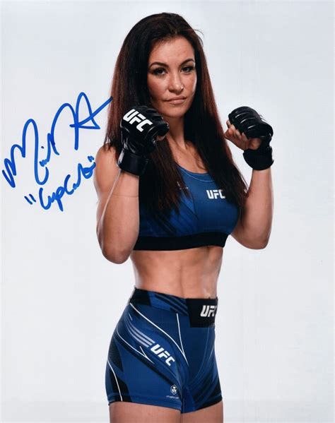Miesha Tate Signed 8X10 PHOTO #3 UFC Bantamweight MMA FIGHTER Big