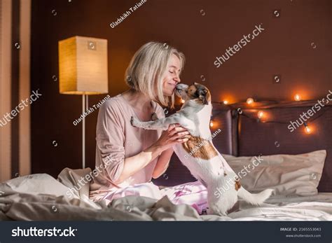 Beautiful Middle Aged Woman Waking Her库存照片2165553043 | Shutterstock
