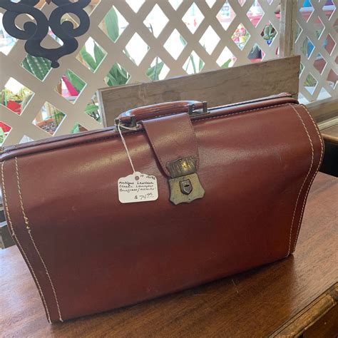 leather attache case women