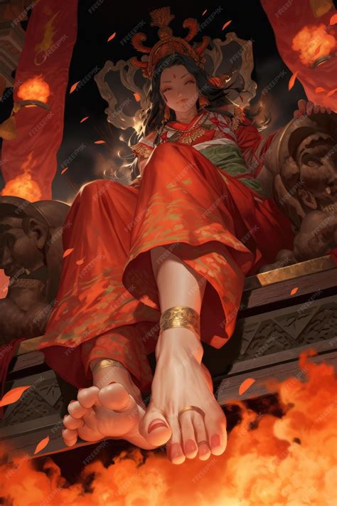 Premium Photo | Anime feet focus