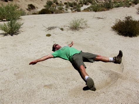 Summer Sand Angels in the Anza Borrego Desert - Anza Borrego