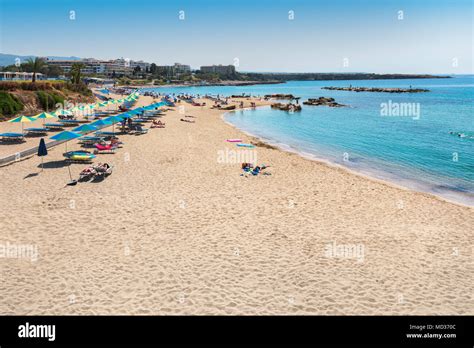 Beautiful Coral bay beach in Paphos, Cyprus Stock Photo - Alamy