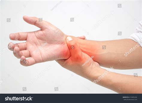 mens bone pain  white background stock photo edit
