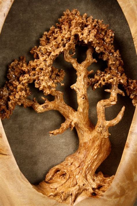 Unique Oak Tree Wood Carving Home Wall Decor Present the - Etsy | Wood ...