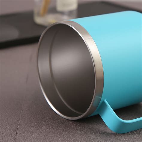 12oz Personalized Coffee Mug with Lid, Stainless Steel Insulated Coffee