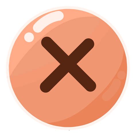 Rounded False Button 13126528 PNG