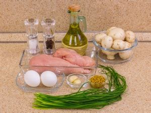 Котлеты из куриного филе с грибами