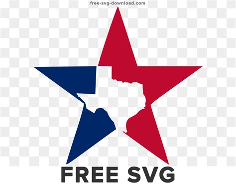 713 Star Texas Svg