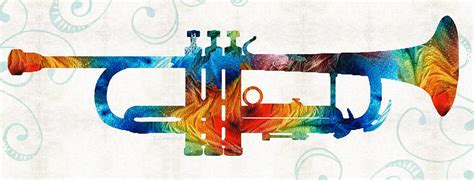 trumpet painting  paintingvalleycom explore collection  trumpet