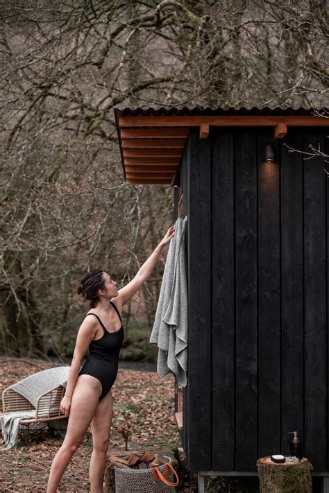 Out of the Valley clads prefabricated Forest Sauna in charred wood