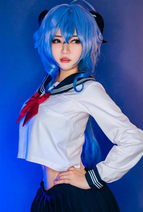 Cute Potato Godzilla Cosplay Model In Lingerie and Panty Tease Photos