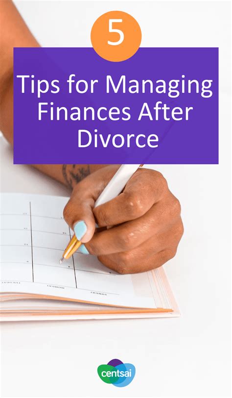 tips  managing finances  divorce centsai