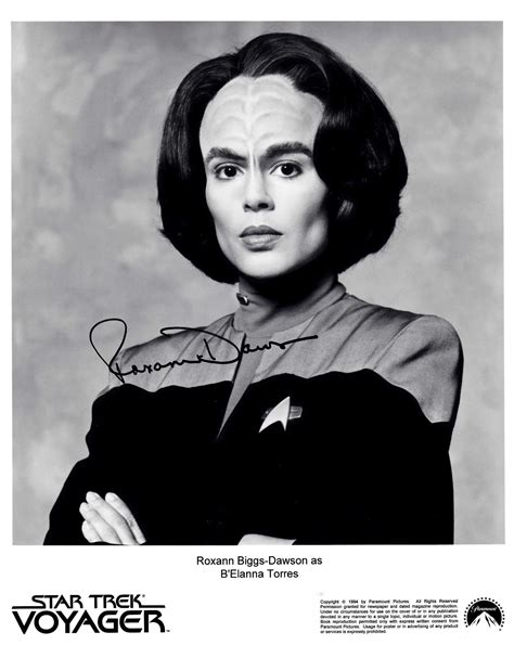 Roxann Dawson Star Trek Voyager signed 8x10 - Fanboy Expo Store