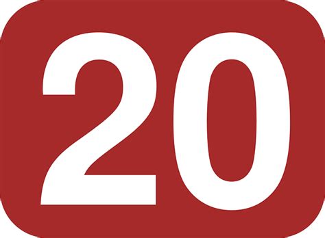 Download Twenty, 20, Number. Royalty-Free Vector Graphic - Pixabay