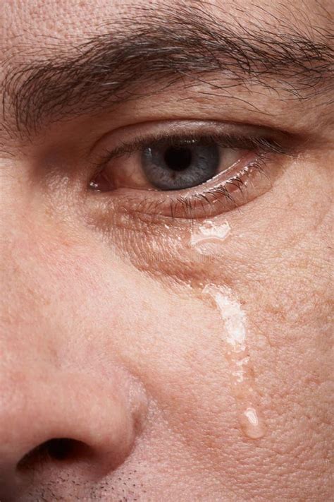 real eye crying tears