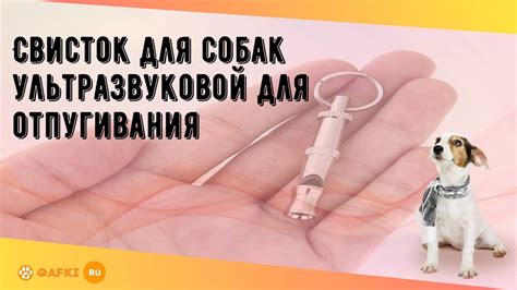 Свисток для собак ультразвуковой для отпугивания - YouTube