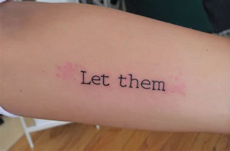 Let Them Tattoo Designs and Ideas - FashionActivation