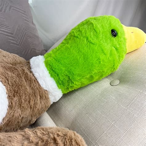 Большая мягкая игрушка Утка лежачая, 80(90) см | Plush Team