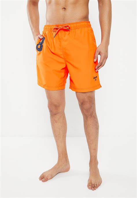 Vintage polo swimshort - denver orange