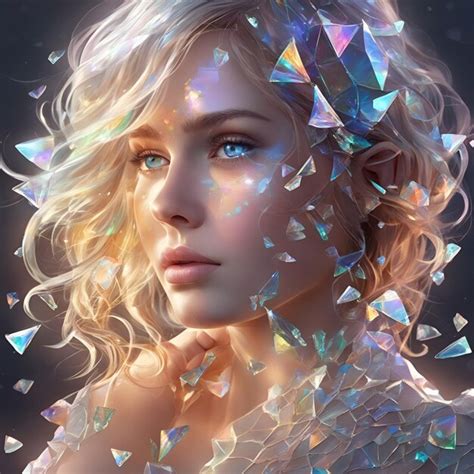 Premium AI Image | Digital Elegance AI Generated Beauty