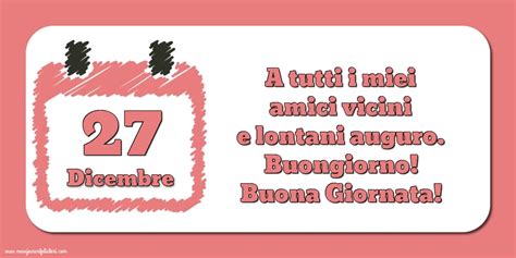 Cartoline di 27 Dicembre - messaggiauguricartoline.com