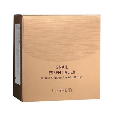 The Saem Snail Essential EX Wrinkle Solution Special Gift 3 Set набор ...