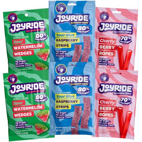 Amazon.com : JOYRIDE Fan Favorite Variety 6 Pack - Blue Raspberry