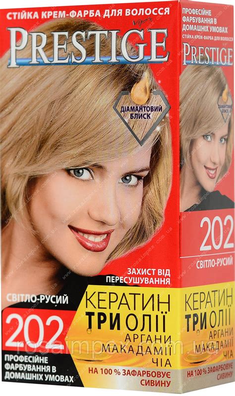 Стойкая краска для волос vip's Prestige №202 Светло-русый (ID#17622416 ...